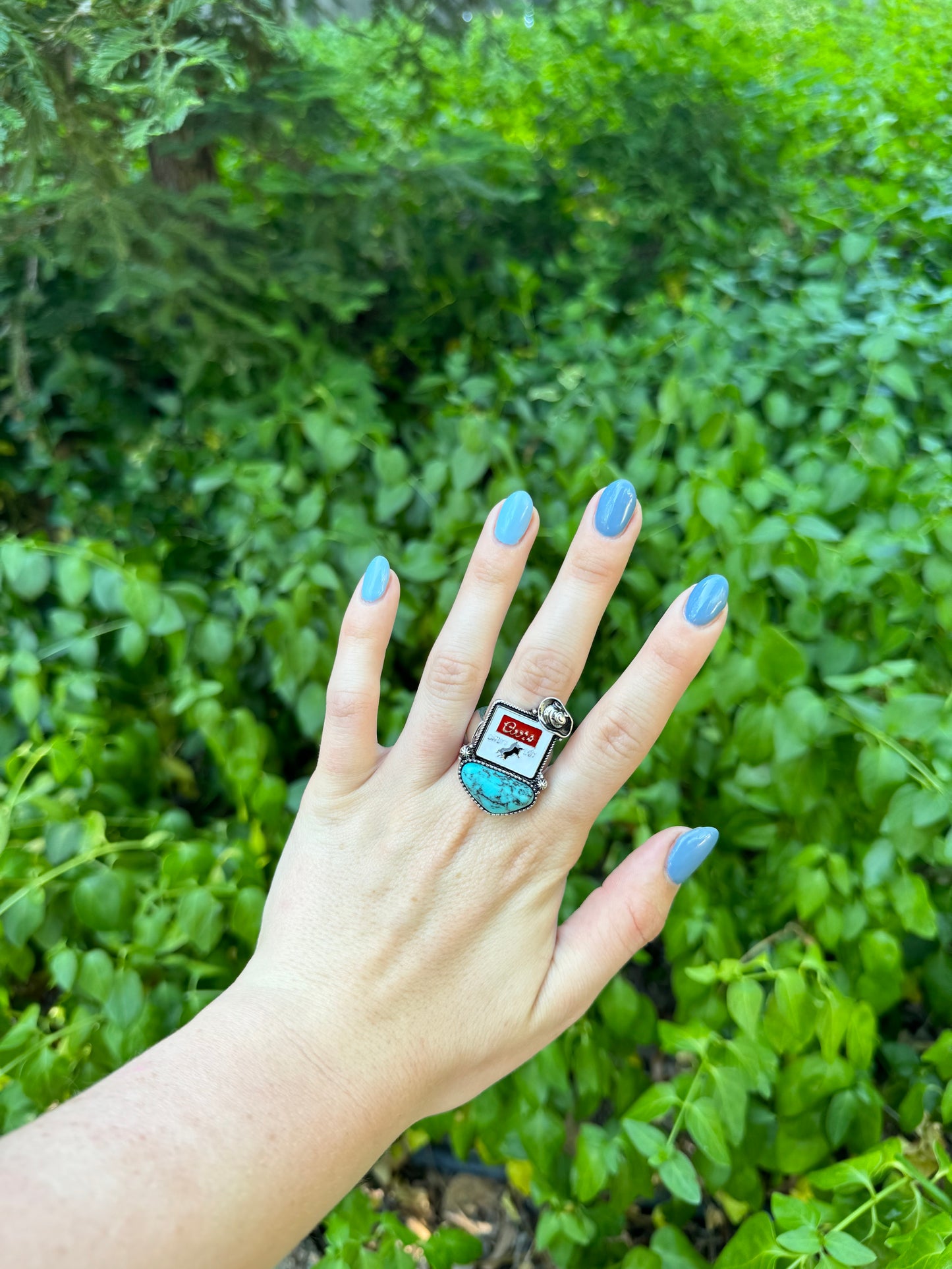 Coors/Miller Turquoise Rings