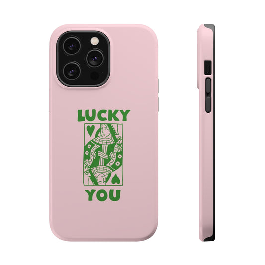 Lucky You- Pink MagSafe Tough Cases