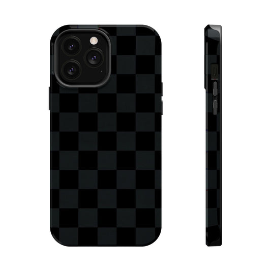 Black Checkered MagSafe Tough Cases