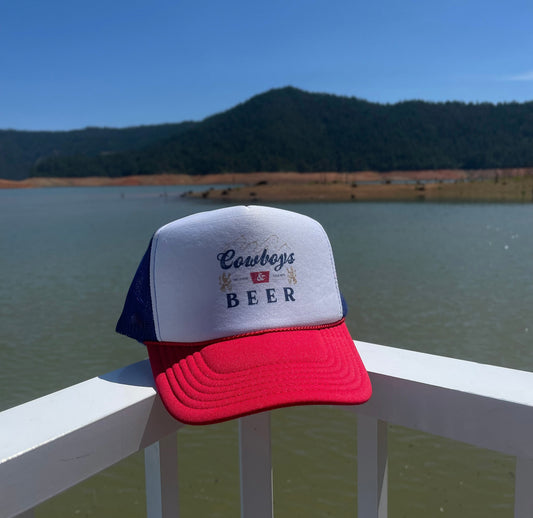 Cowboys & Beer Trucker Hat