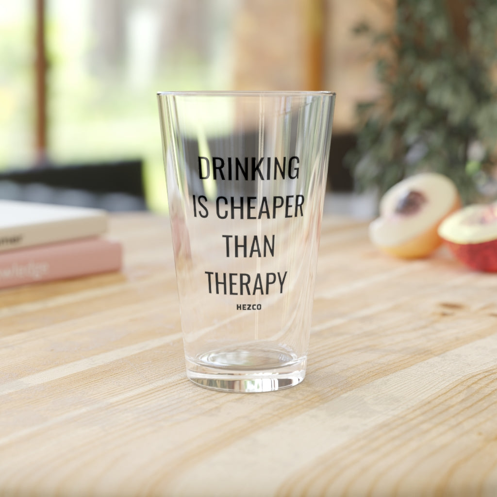 Drinking > Therapy Pint Glass