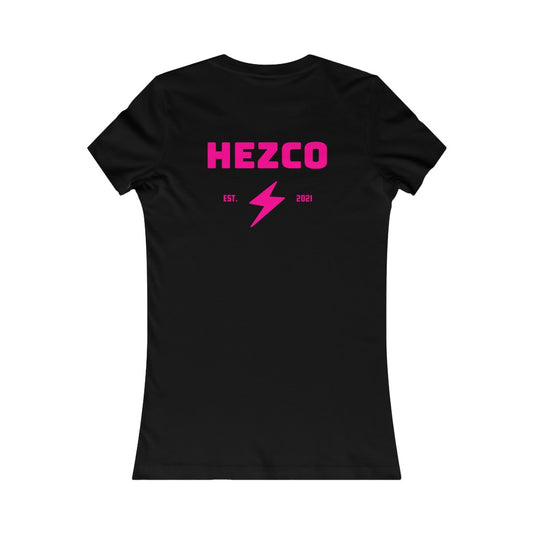 Women's Hot Pink HEZco OG Logo T-shirt