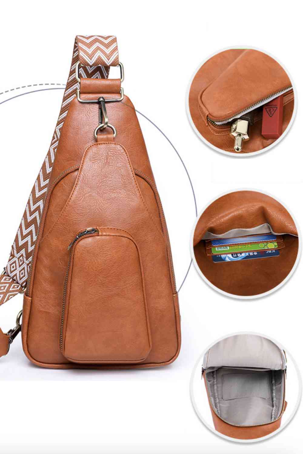 Take A Trip Leather Sling Bag