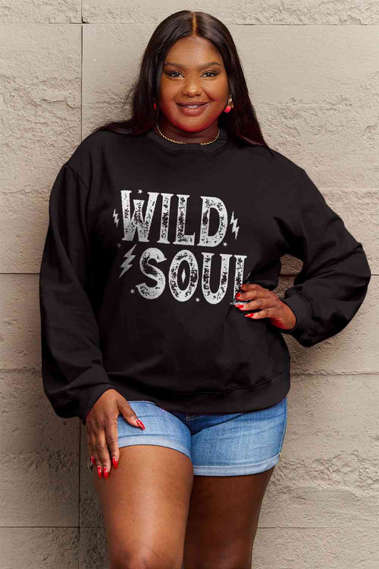 WILD SOUL Graphic Sweatshirt